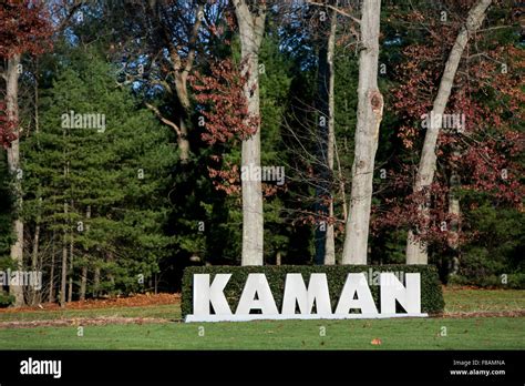 A Logo Sign Outside Of The Headquarters Of Kaman Aerospace Corporation