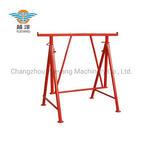 Steel Heavy Duty Adjustable Folding Scaffolding Trestle For Builder Use