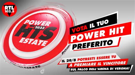 Power Hits Estate Sar Un Ascoltatore Della Prima Radiovisione D