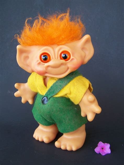 Vintage Toy Dam Troll Bank Doll 1960's Marked 6