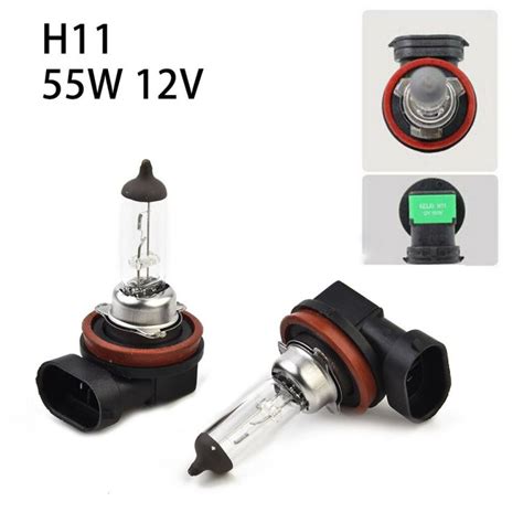 2Pcs H11 Halogen Car Headlight Auto Low Beam Driving Lamp Bulbs Fog