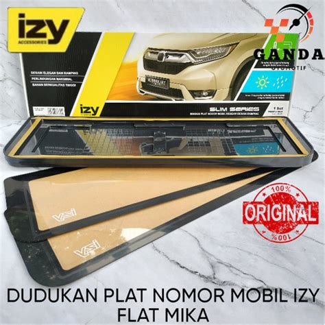 Jual Cover Dudukan Tatakan Tempat Plat Nomor Mobil Akrilik Merk