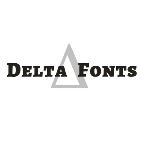 Delta Fonts Font Delta Fonts