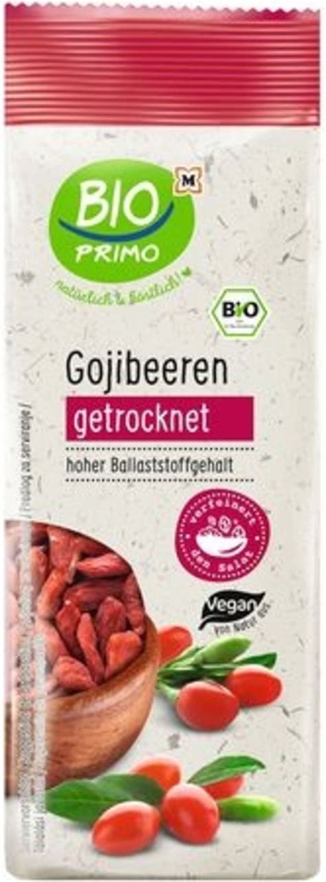 BIO PRIMO Baies de Goji Séchées Bio 100 g Boutique en ligne