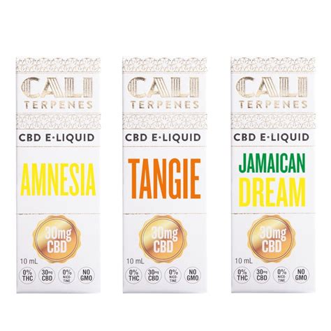 E liquides au CBD et aux terpènes