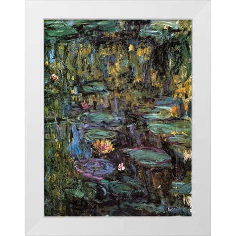 Monet Claude X White Modern Wood Framed Museum Art Print Titled