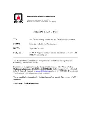 Fillable Online Tia Tc Public Comment Circulation Memo Comments