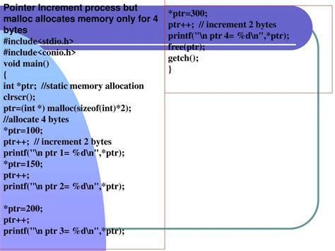 Dynamic Memory Allocation In C Powerpoint Slides Learnpick India