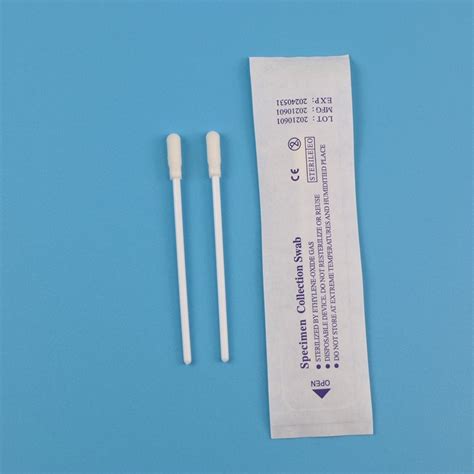 Medical Cm Sterile Oral Specimen Collection Swab With Pp Stick