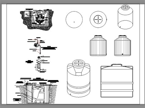 Tanque Rotoplas En AutoCAD Descargar CAD 97 99 KB Bibliocad