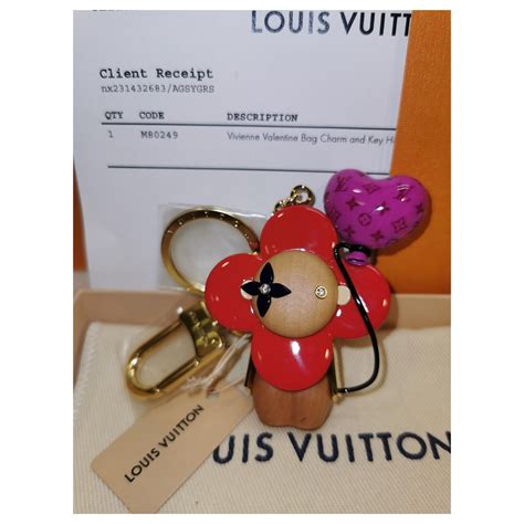 Louis Vuitton Vivienne Valentine Taschenanhänger Schlüsselhalter