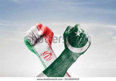 Iran Vs Pakistan War Crisis Country Stock Photo 2414069425 | Shutterstock