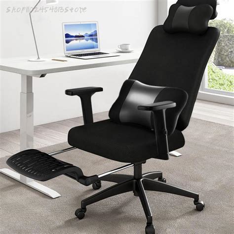 Asiento de oficina reclinable para ordenador silla ergonómica