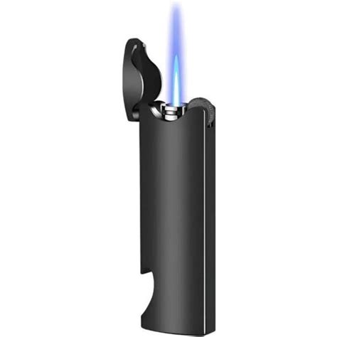 Jj Jet Briquet Flamme Gaz Avec D Capsuleur Mini Briquet Temp Te