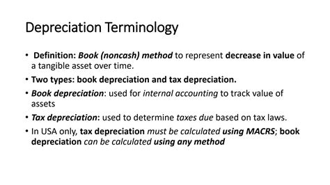 Solution Depreciation Methods Complete Guide Economics Studypool