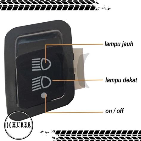 Jual Variasi Saklar Lampu Tombol Dim 3 Titik Tec Revo Beat F1 Blade New