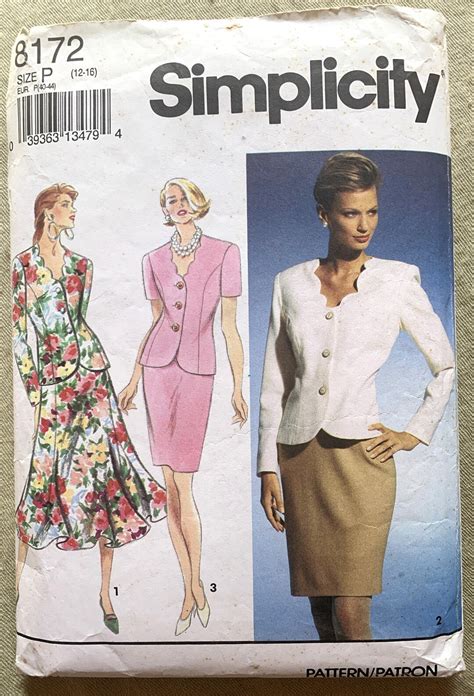 Vintage S Simplicity Pattern Misses Misses Petite Two