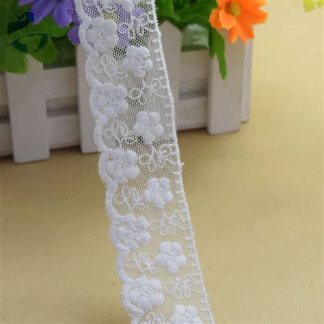 10yards 3cm Cotton Embroid Lace Sewing Ribbon Guipure Lace African Lace