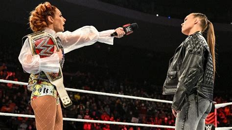 Becky Lynch Fires Shots At Ronda Rousey Following Wwe Smackdown Segment