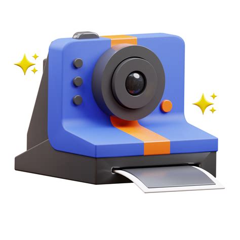 Polaroid Camera 3d Illustration 23252193 Png