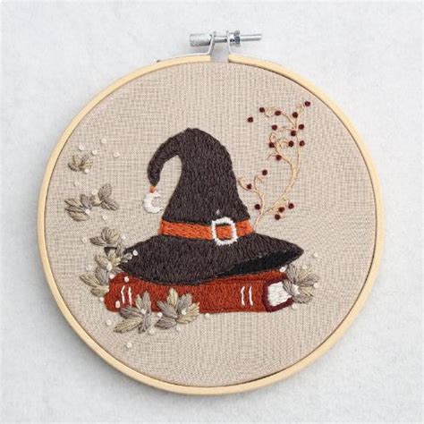 Halloween Hand Embroidery Designs In Embroidery Hoop Art