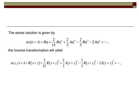 PPT Modified Variational Iteration Method For Partial Differential