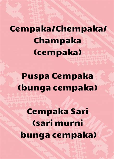 Helmi Exwostorian Nama Nama Bayi Perempuan Dalam Bahasa Melayu Kuno