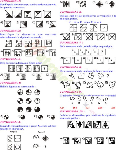 PSICOTECNICO GRAFICO Y ESPACIAL EJERCICIOS RESUELTOS Y PARA RESOLVER PDF