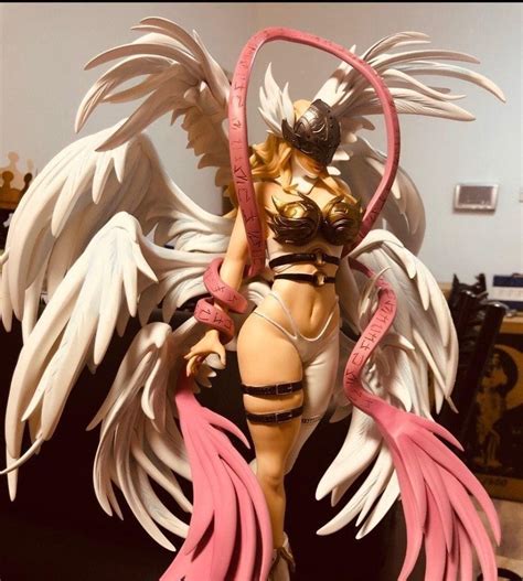 Sexy Anime Female Angewomon From Digimon STL 3D Model Etsy