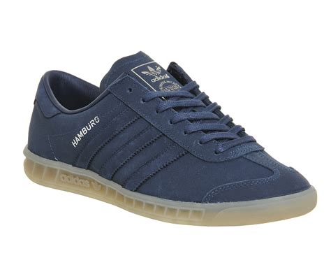 Adidas Hamburg Navy Gum Sneaker Herren