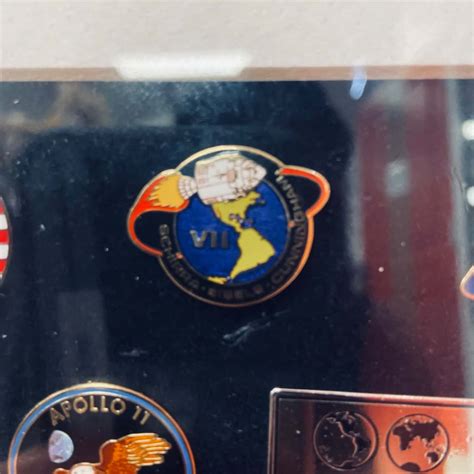 Reduced 50 Apollo Program Mission Insignias Pin Set Including 13 Pinss