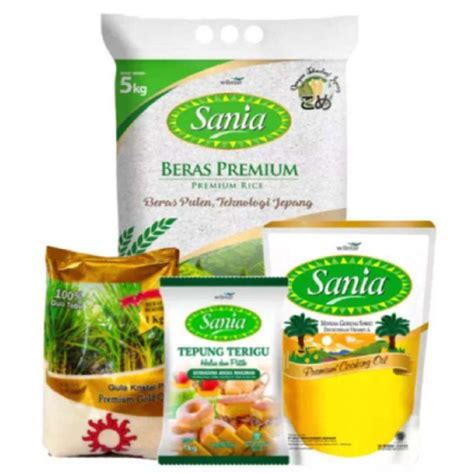 Jual Paket Sembako Sania Beras Kg Sania Minyak Goreng Pouch L