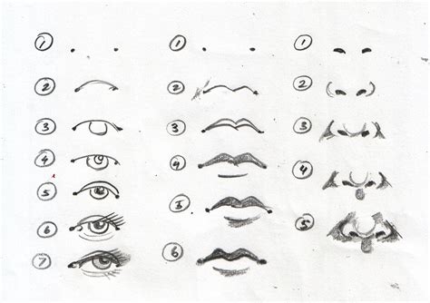 Kats Portrait Tutorial Part Of Eyes Nose Mouth Using Shadow Not