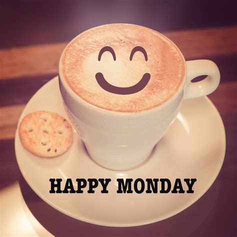 Happy Monday With Coffee Cup On Table Stock Image Image 66388723