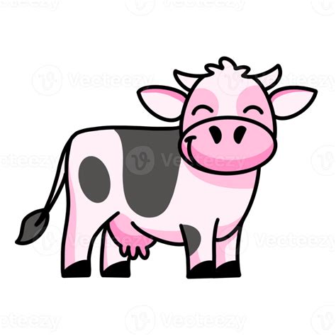 The Cute Cow 12075667 Png