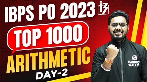 Ibps Po Top Arithmetic Questions Day Most Important