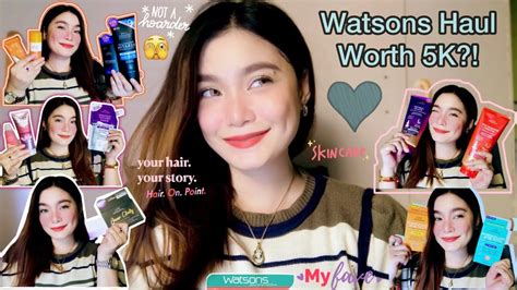 Watsons Haul Worth K Skincare And Haircare Recos Favourites