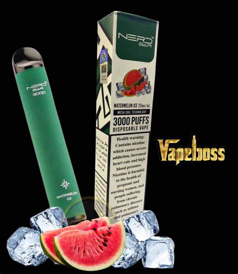 Nerd Bar Watermelon Ice 3000 Puffs