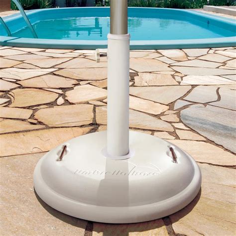 Base Apoio Concreto Redonda Guarda Sol E Ombrelone 22Kg Mor Lazer Shop