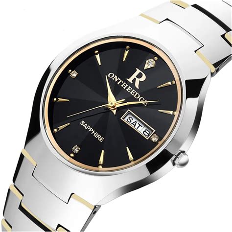 Relogio Masculino Top Brand Men Watch Tungsten Steel Crystal Waterproof