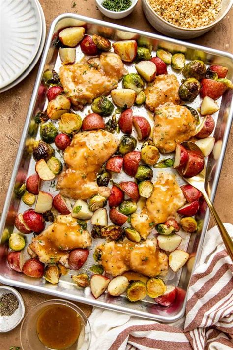 Sheet Pan Maple Dijon Chicken • Krolls Korner