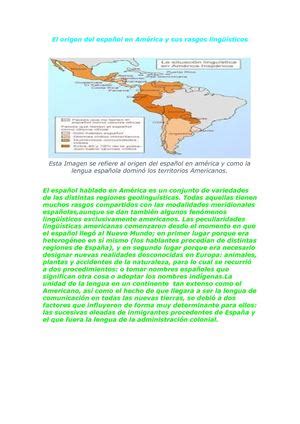 Calaméo El origen del español en América