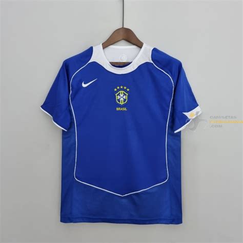 Camiseta Futbol Brasil Segunda Equipaci N Retro Cl Sica