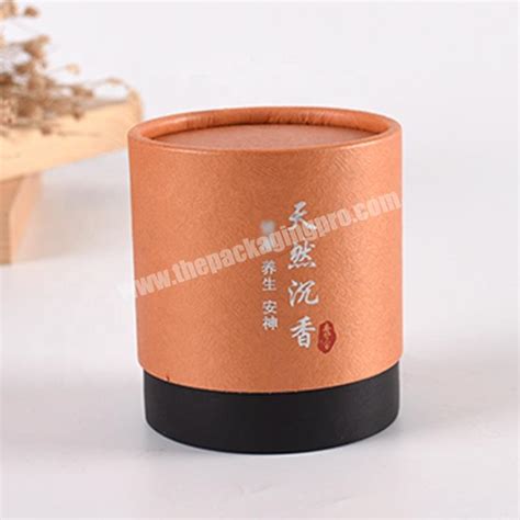 Custom Eco Friendly Luxury Hard Cardboard Cylinder Tube Box Food Grade Paper Tea T Paper