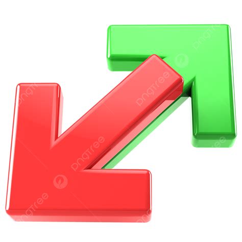 3d Green Up Arrow