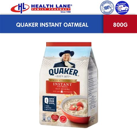 Quaker Instant Oatmeal 800g Shopee Malaysia