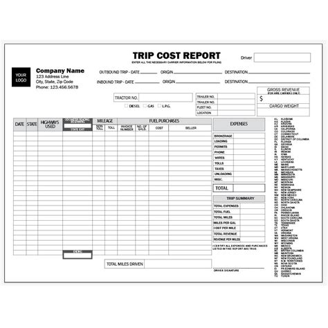 Dump Truck Hauling Ticket Load Form DesignsnPrint