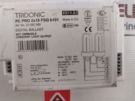 Tridonic Pc Pro X Fsq B Digital Ballast Aeliya Marine