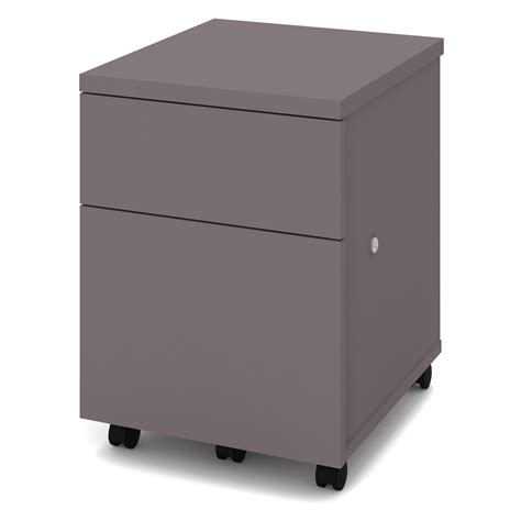 Drawers Vertical Wood Composite Lockable Filing Cabinet Gray