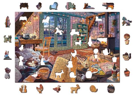 Puzzle Steve Read Gemütliche Hütte 505 500 Teile Puzzle Mania de